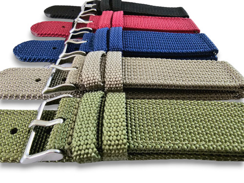 Sailcloth canvas watch strap - watch,