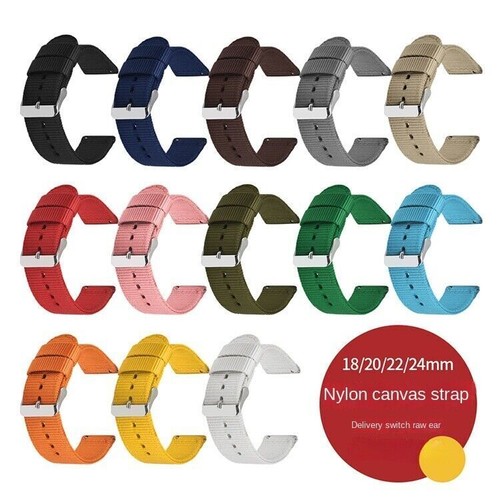 Premium nylon canvas watch - nylon,
