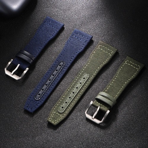 Nylon canvas watch strap 20mm - canvas,