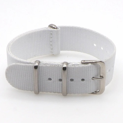 Watch strap black grey nylon - strap,