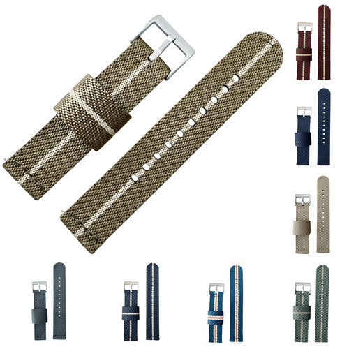 Watch strap twill woven fabric - strap,