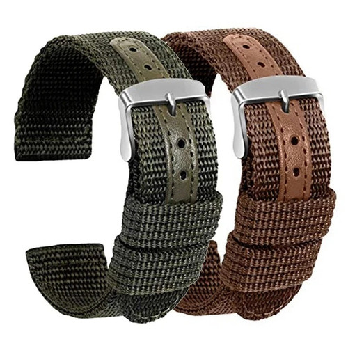 Nylon canvas woven watch - watch, strap