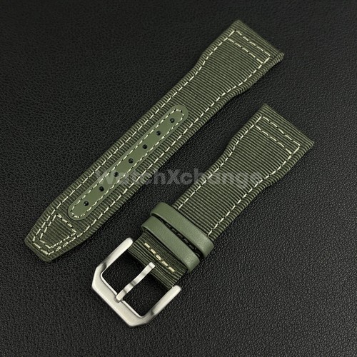Green nylon canvas - nylon, watch