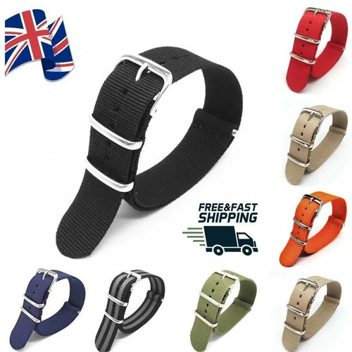 Nato watch strap nylon band - nylon,