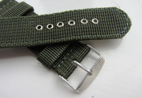 22mm khaki green military - khaki,